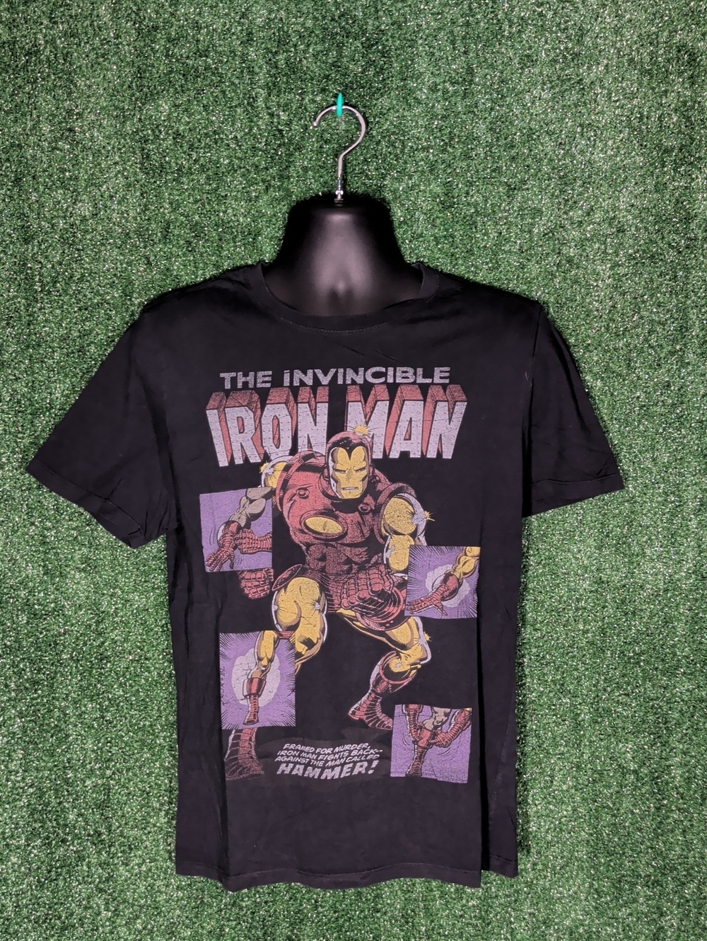 Marvel 2010 Invincible Iron Man T-Shirt Size L